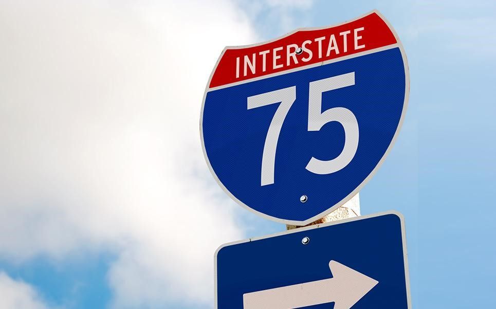 I-75 lane closures in the Tifton area