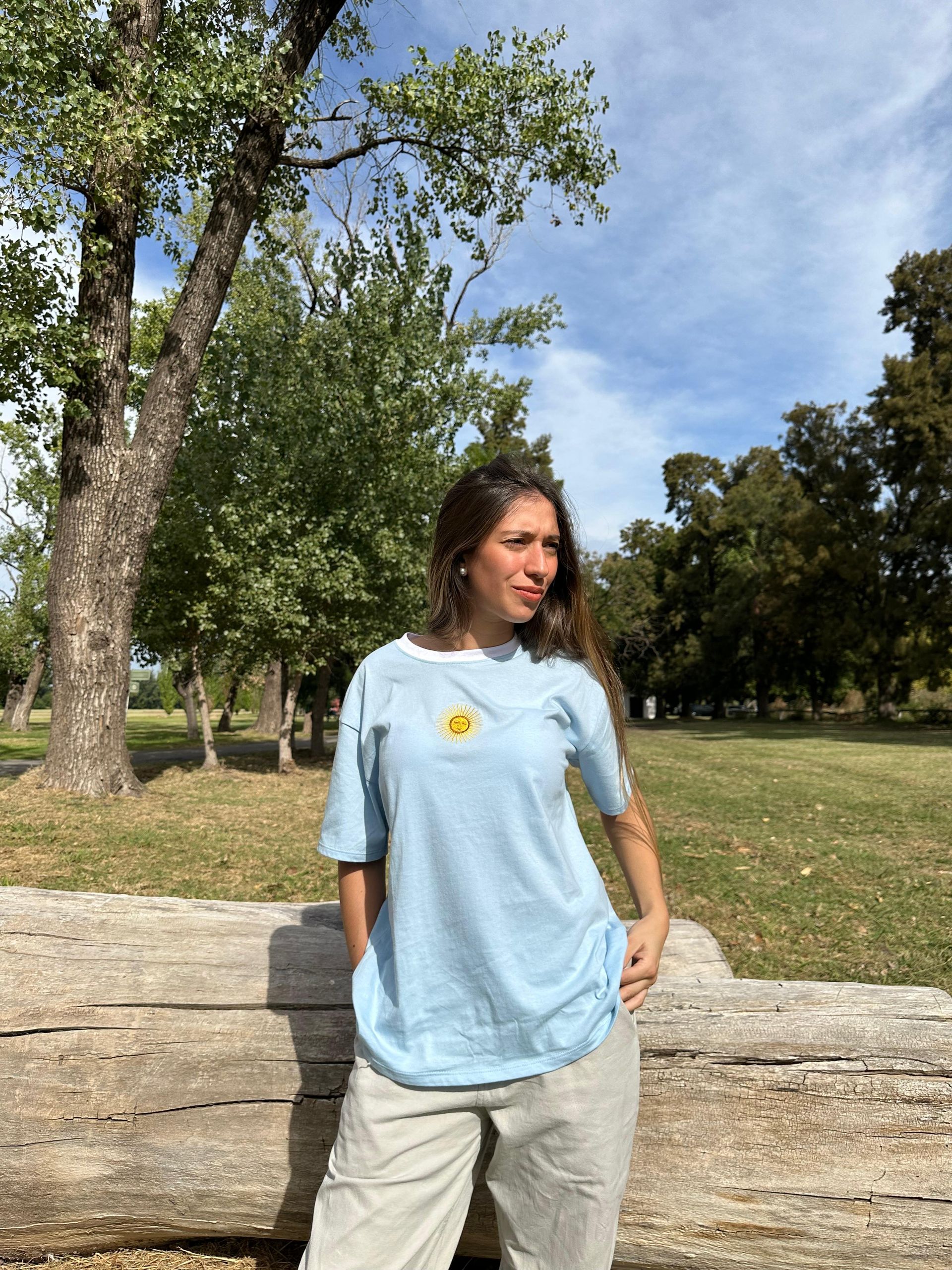 REMERA SOL DE MAYO LISA