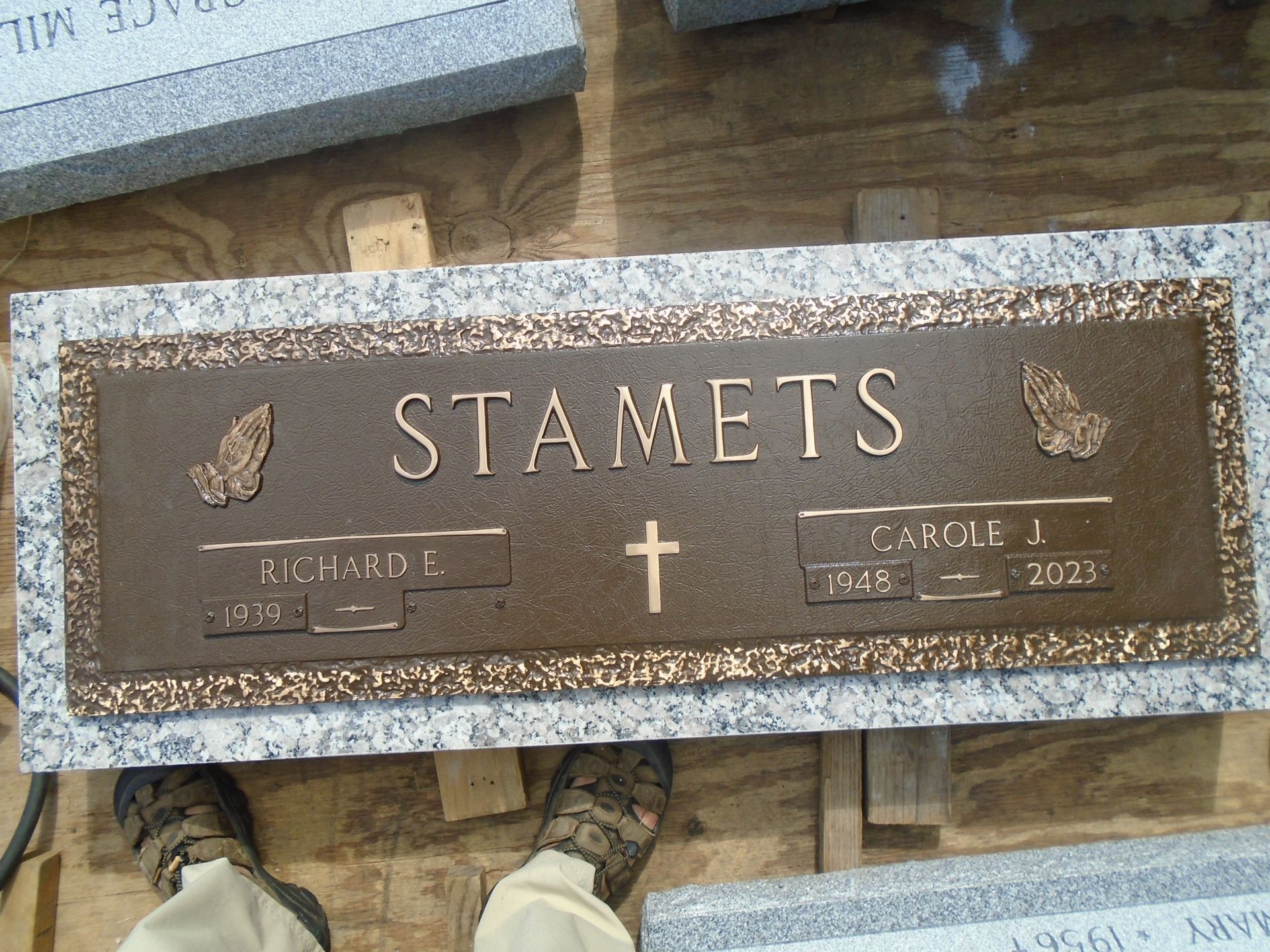 A gravestone for diane c dashner loving wife and mother air force