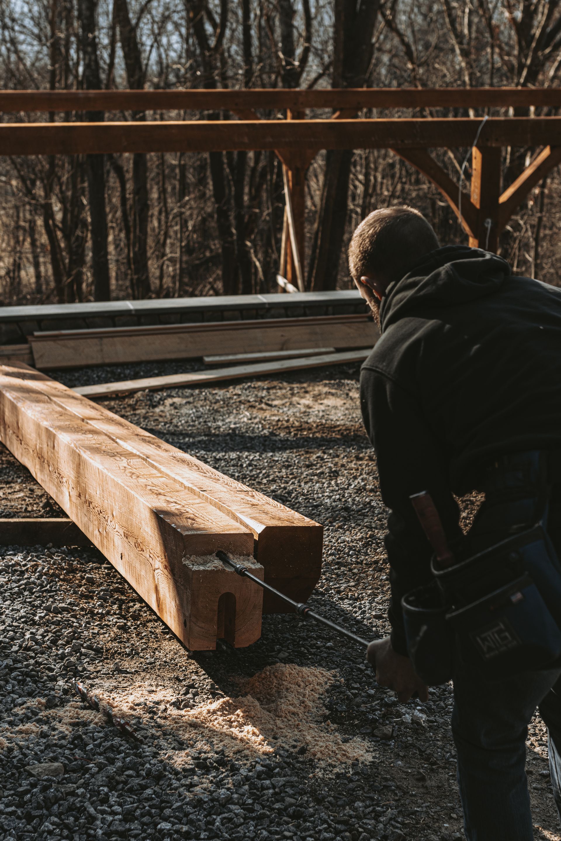 Custom Amish made pergola New Hampshire