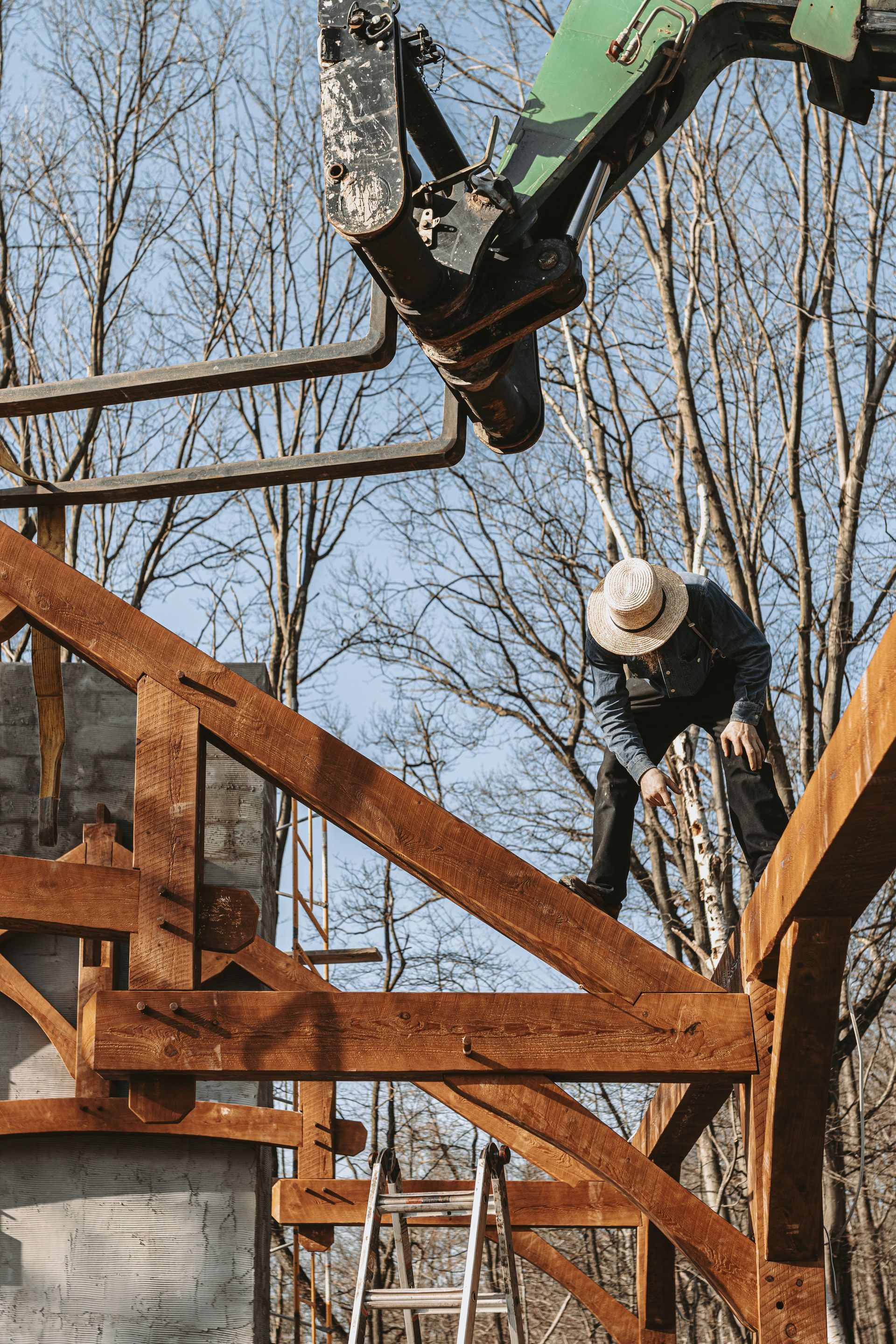 Custom timber frame pavilionNew Hampshire