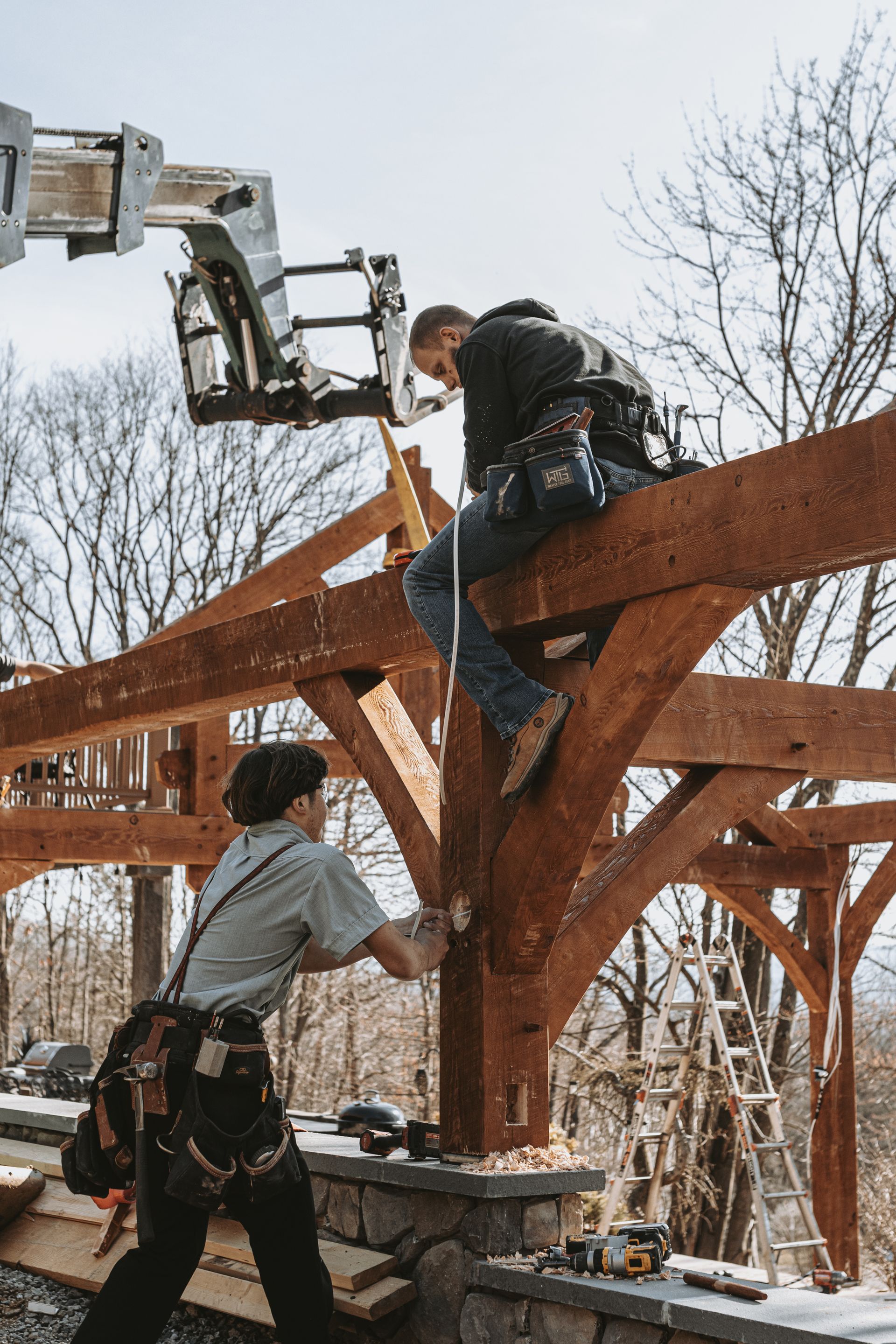 Custom Amish made pergola New York 