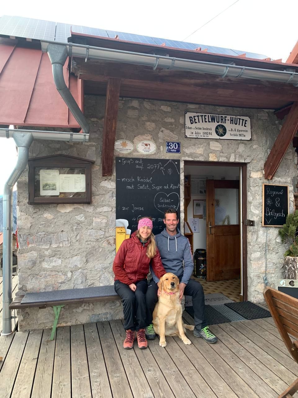 Karin und Michael - Bettelwurfkütte im Karwendelgebirge