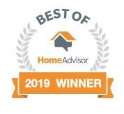 Best of 2019 winner from HomeAdvisor issued to L&E marble and granite