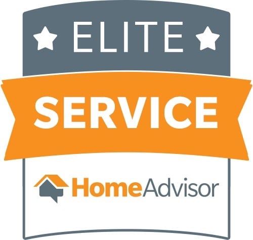 Elite Service icon from HomeAdvisor issued to L&E Marble and Granite