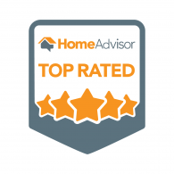 HomeAdvisor Top Rated Logo for L&E Marble and Granite