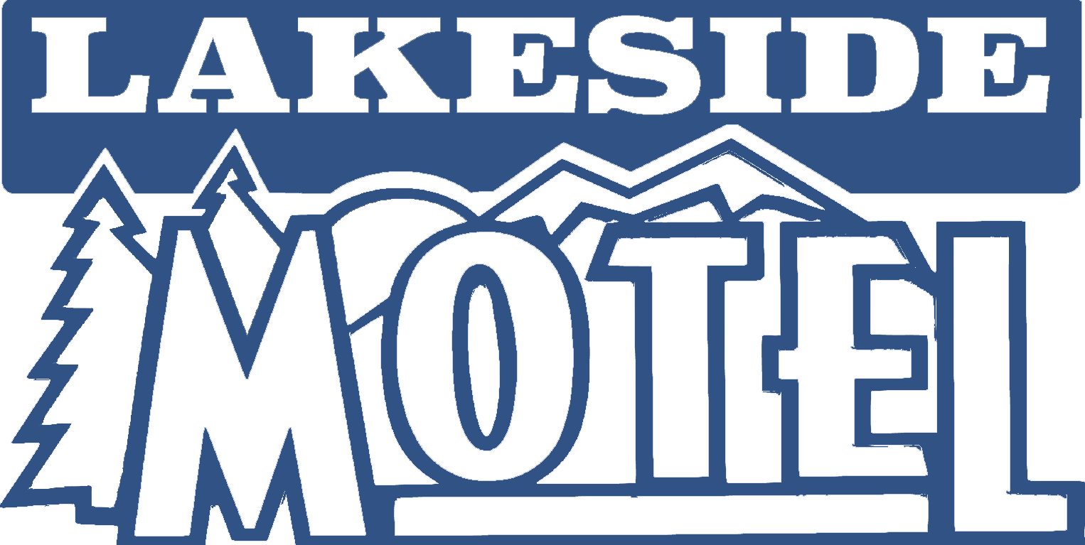 Lakeside Motel blue color 