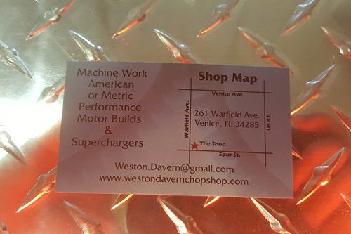 Shop Map - Motor Cycle Maintenance in Venice, FL