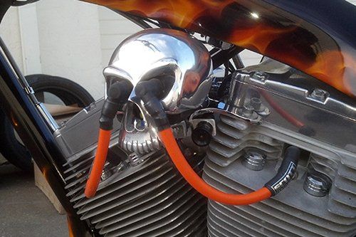 Skull Design in Motor - Motor Cycle Maintenance in Venice, FL