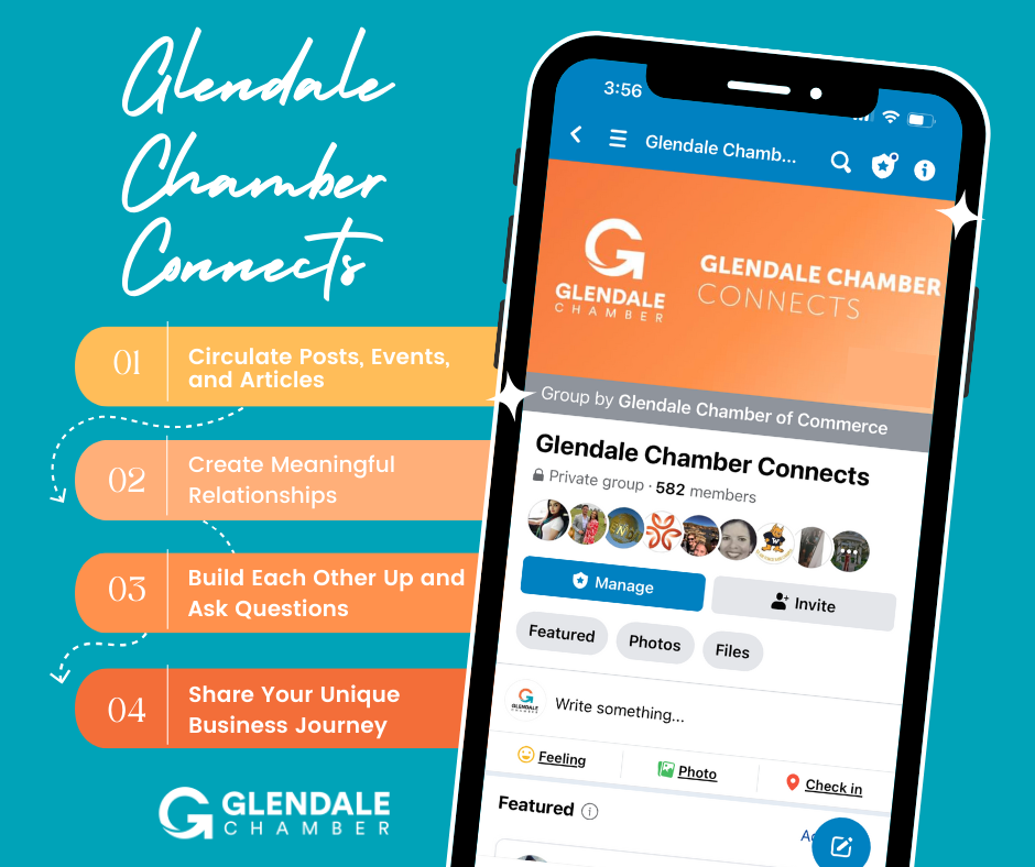 Glendale Chamber Connects Facebook Group Page