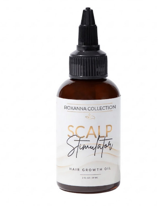 ROXANNA COLLECTION – Luxury Scalp Stimulator Hair Growth Oil (2 FL OZ / 59 ML)
