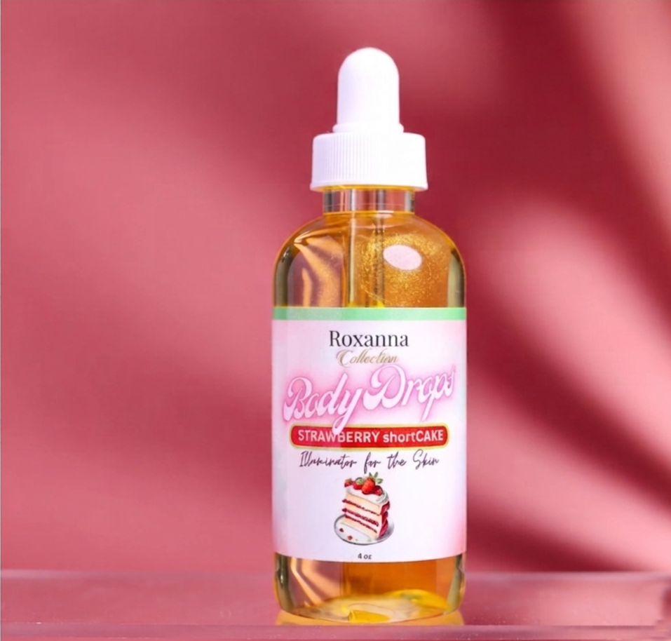 Tělový olej STRAWBERRY SHORT CAKE 117 ml | ROXANNA COLLECTION