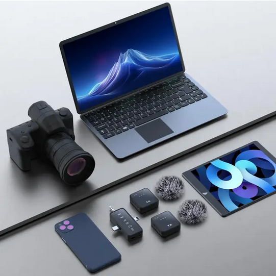 Wireless Microphone for iPhone/Android/Camera,