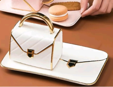 Vrček za čaj v obliki torbice