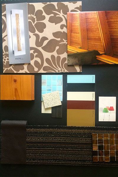 A wall with a bunch of pictures on it