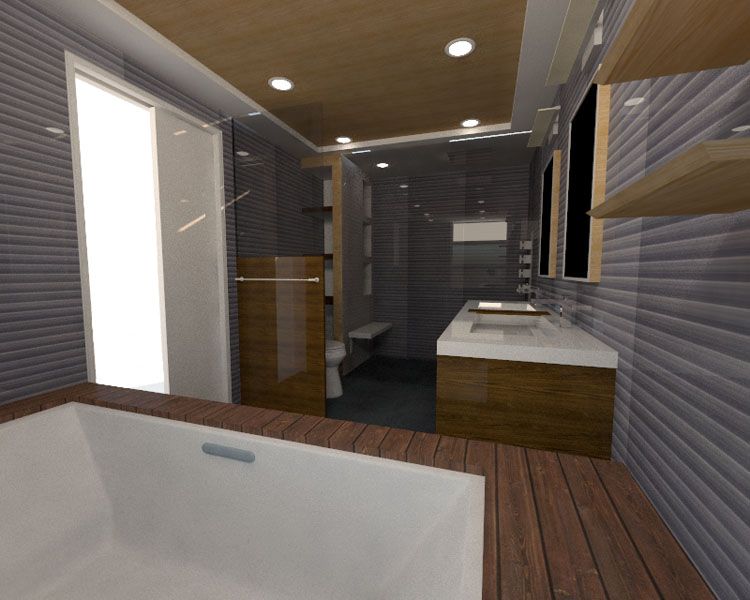 A bathroom with a bathtub a sink and a toilet