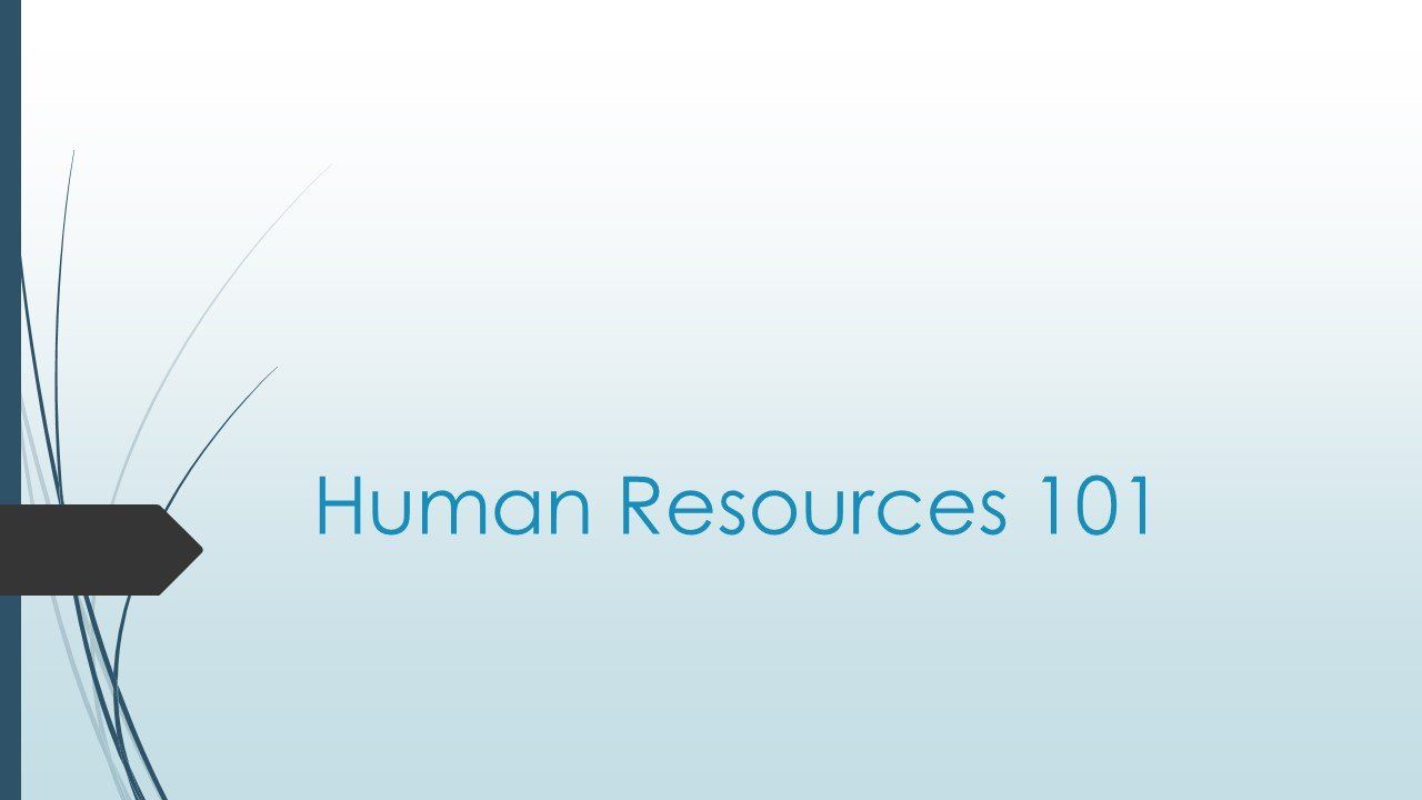 Human Resources 101
