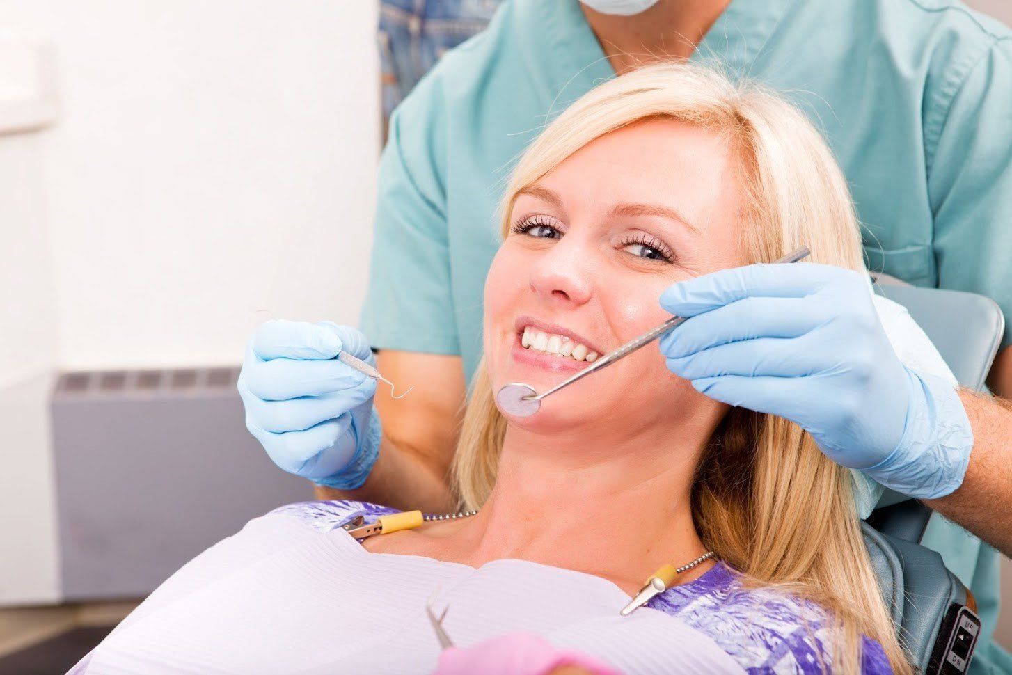 Woman Having Her Teeth Check Up — Naples, FL — Bradley Piotrowski, DDS, MSD, LLC