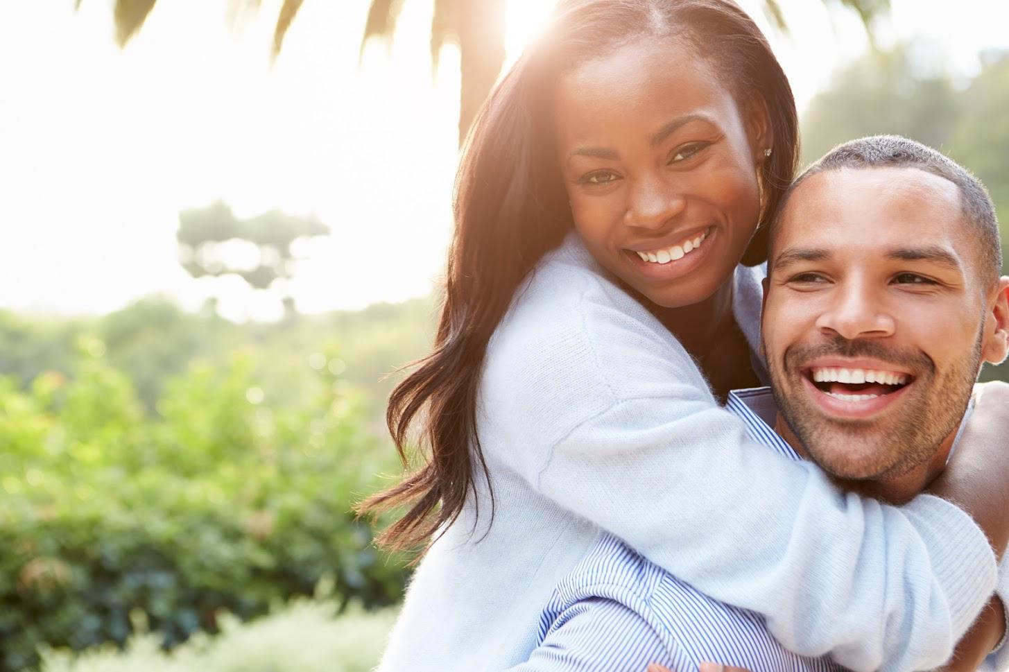African-American Happy Couple — Naples, FL — Bradley Piotrowski, DDS, MSD, LLC