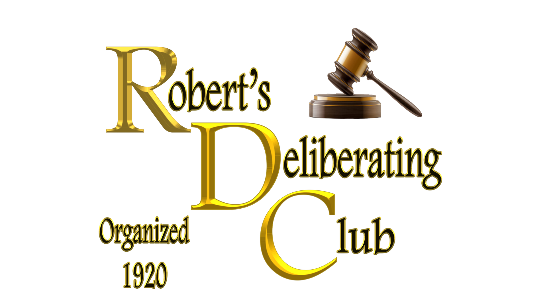 Robert's Deliberating Club Logo