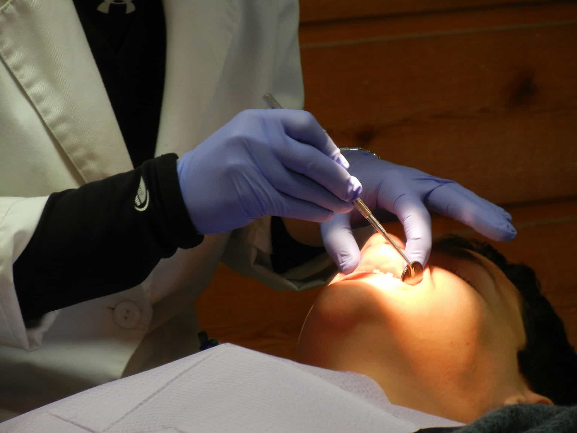 child having braces 