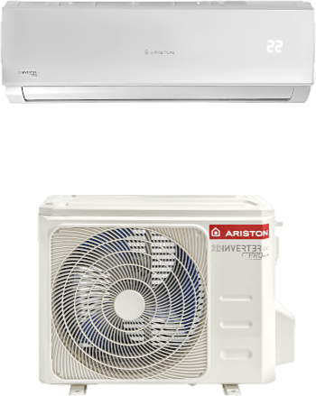 tecnico durante la riparazione di un condizionatore