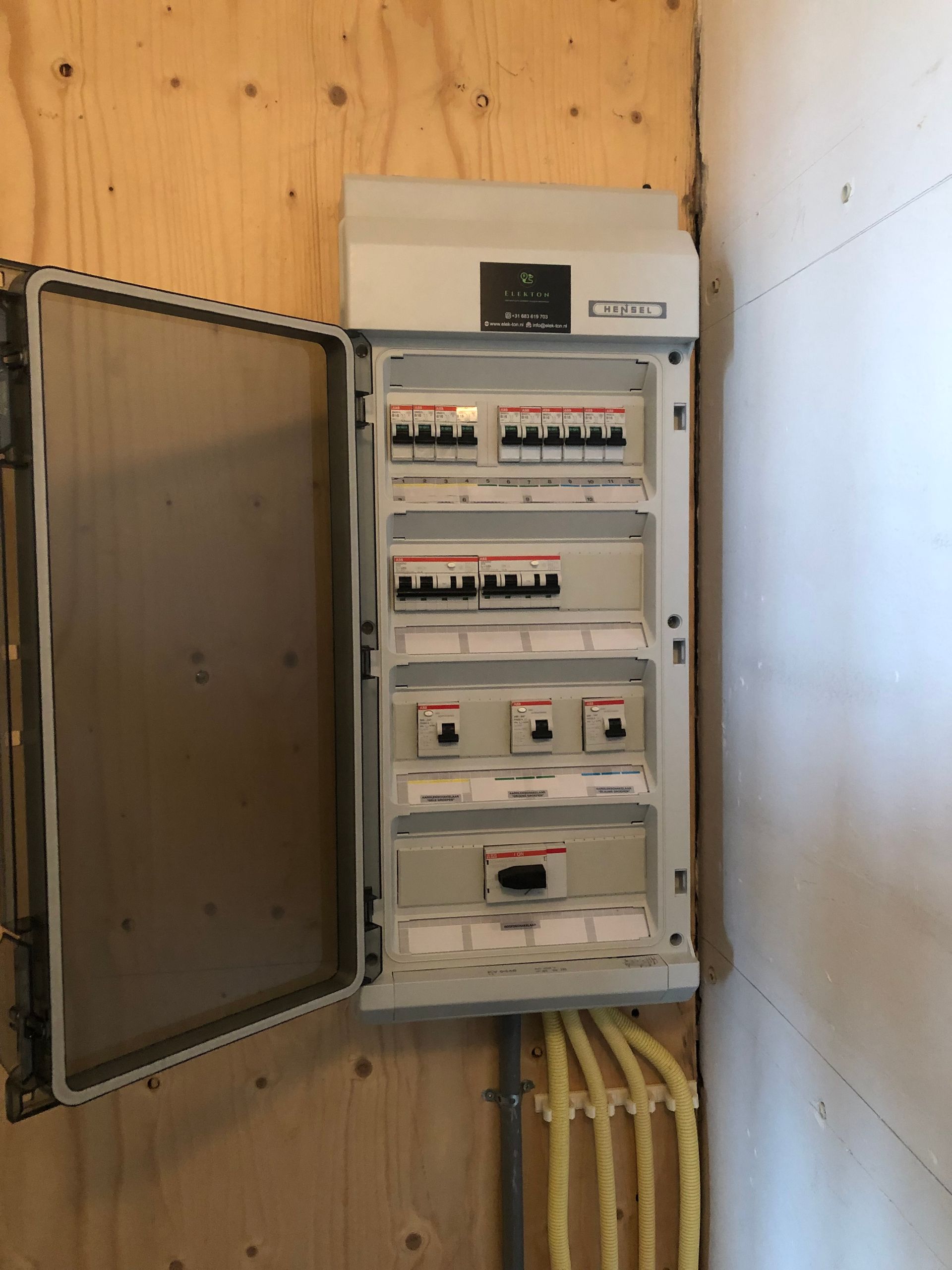 Groepenkast installatie