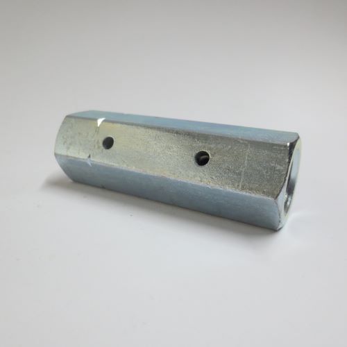 DIN 1479: Sechskant-Spannschlossmutter ohne Zubehör
M 6 - M 20, M 10 mit SW 16 und SW 17, in Stahl verzinkt