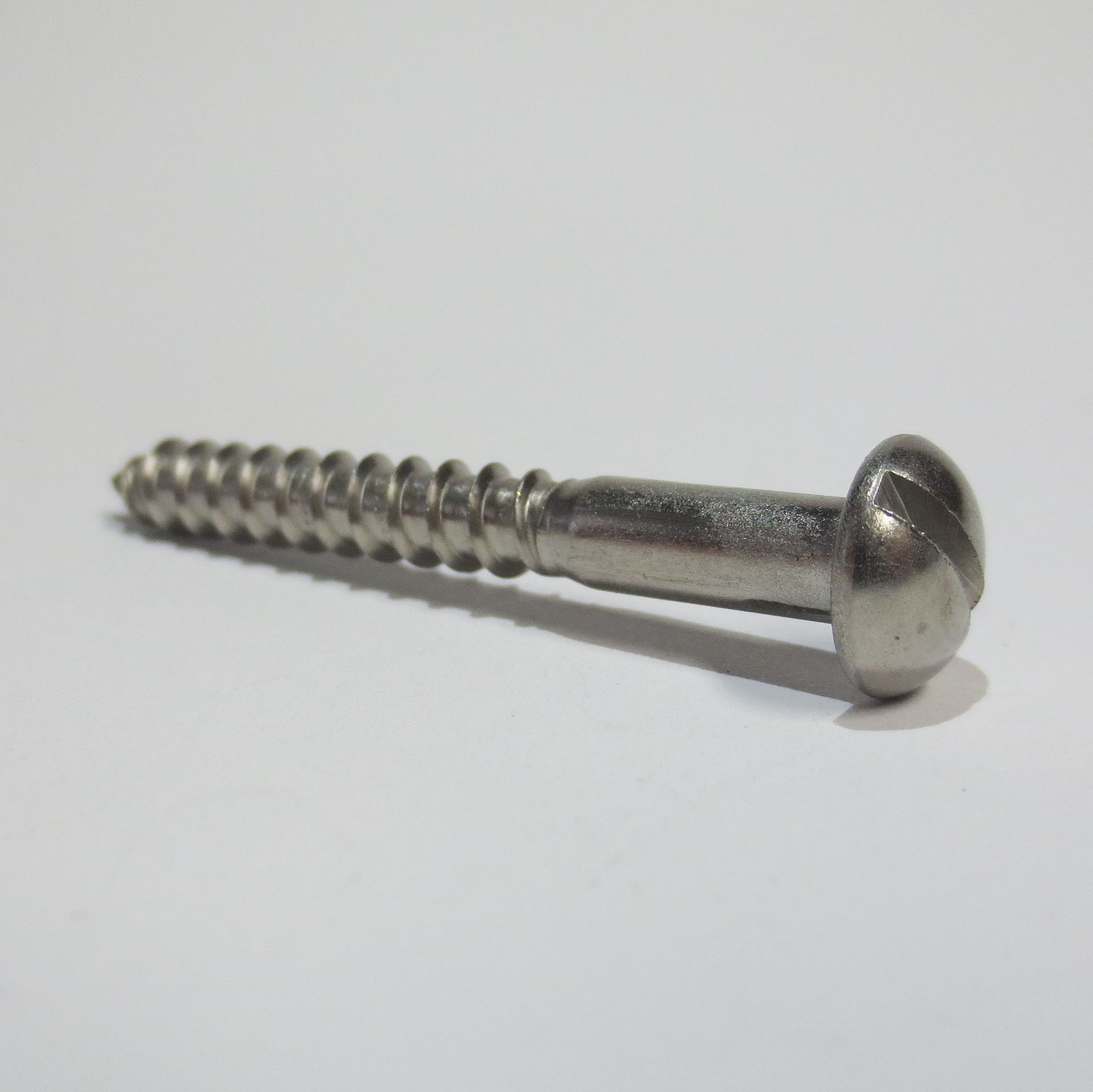 Instrumentenbau, Reparatur, Holzschraube mit Halbrundkopf und Schlitz, Restauration, 