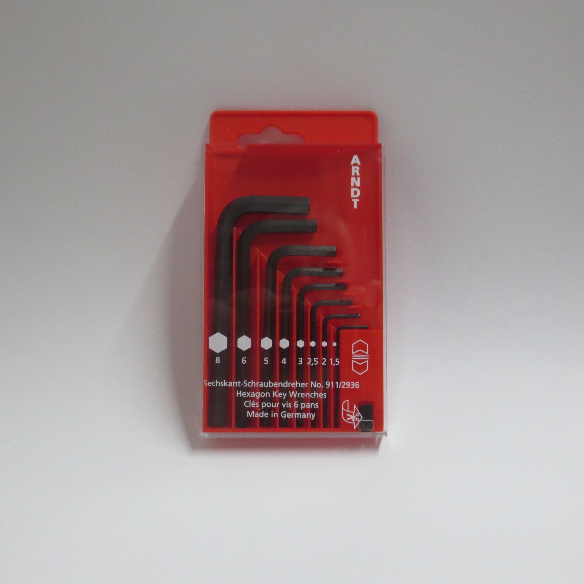 Winkelschraubendreher-Satz
8-teilig 
Ø 1,5-8mm
Chrom-Vanadium schwarz