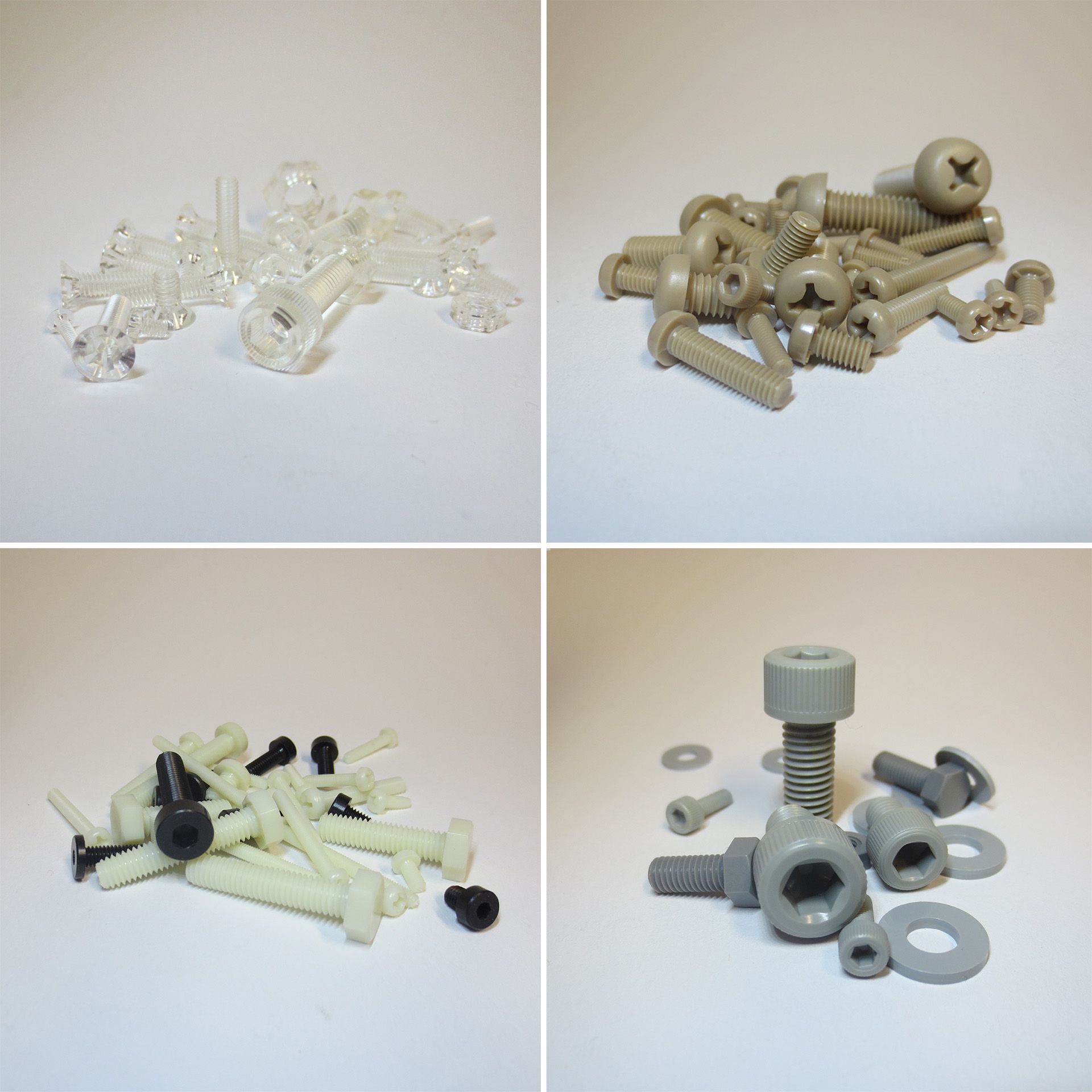 auf Anfrage bestellen wir Schrauben aus besonderen Materialien