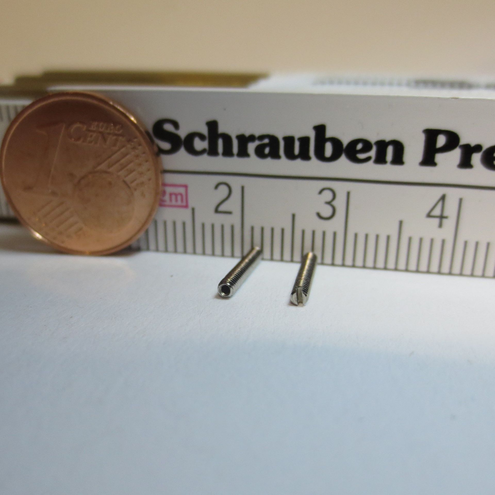 Mikroschrauben, Mikromadenschrauben, Modellbau, Elektronik