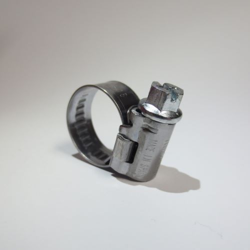 Schlauchschelle mit Schneckenantrieb, DIN 3017 Form A, 
Ø 8-16 mm bis Ø 80-100mm, 
Stahl verzinkt und Edelstahl A2