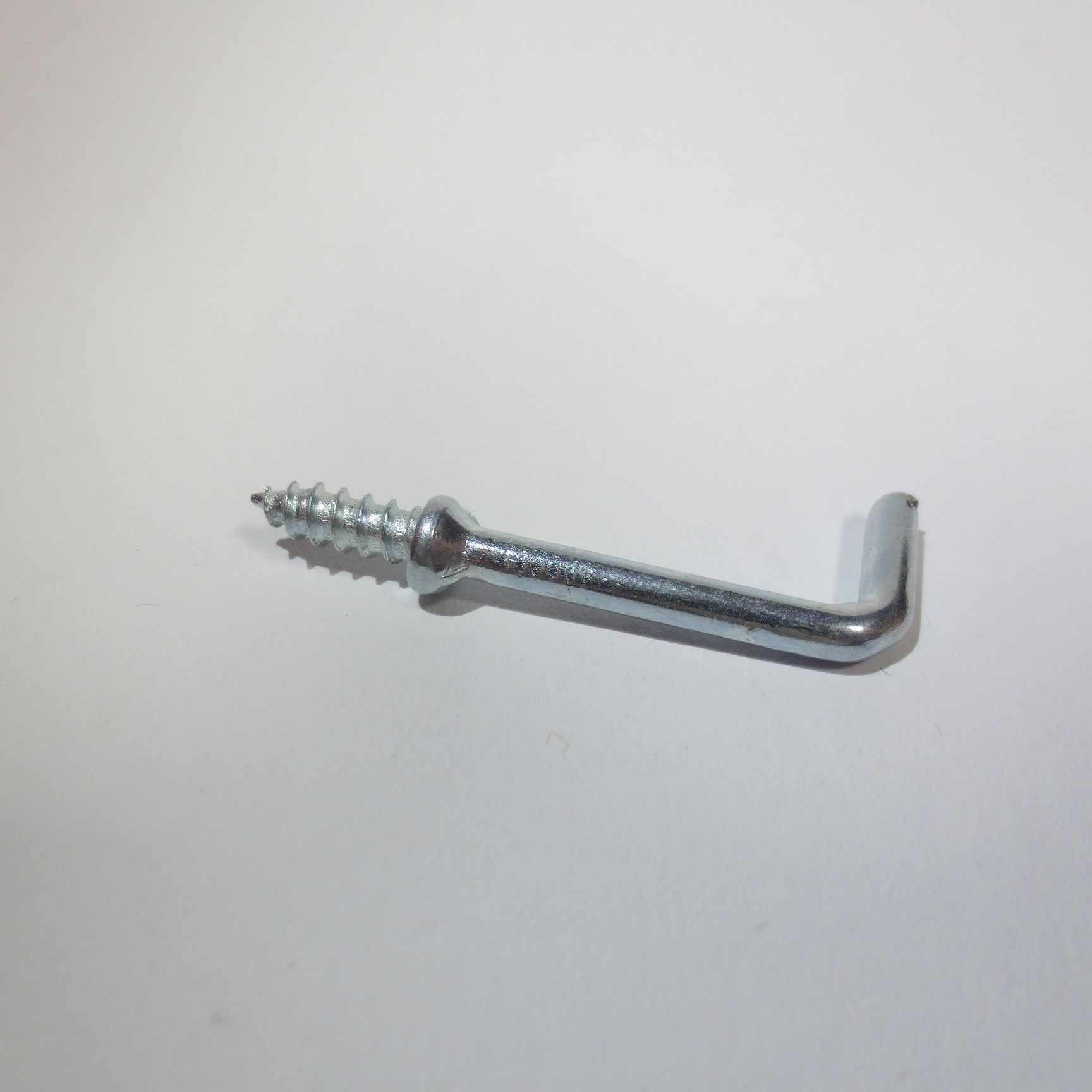 Schraubhaken mit Beffe, Schlüsselhaken mit Kragen, 35 mm und 40 mm, Gewinde 12 mm, Stahl verzinkt