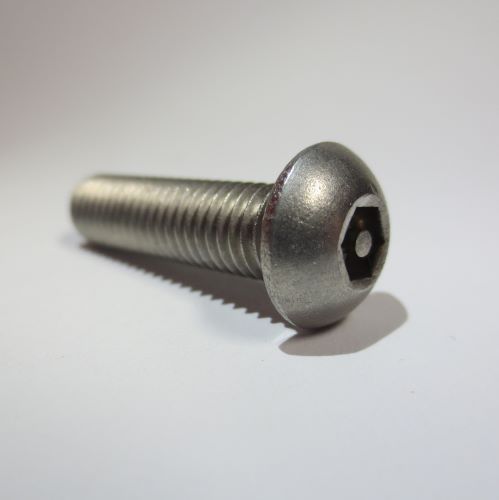 Diebstahlschutz, Halbrundschraube mit ISK und Zapfen