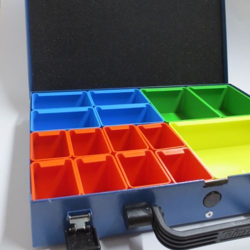 Sortimentsmetallkoffer mit Einlagen 