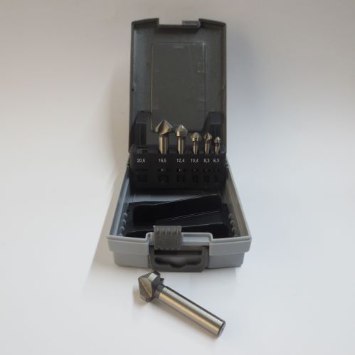 Kegelsenker-Sortiment Typ C 90° / 6-teilig
6,3-20,5mm / HSS 90°