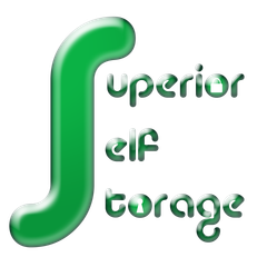 Green logo for "Superior Elf Storage" with a stylized "S" shape.