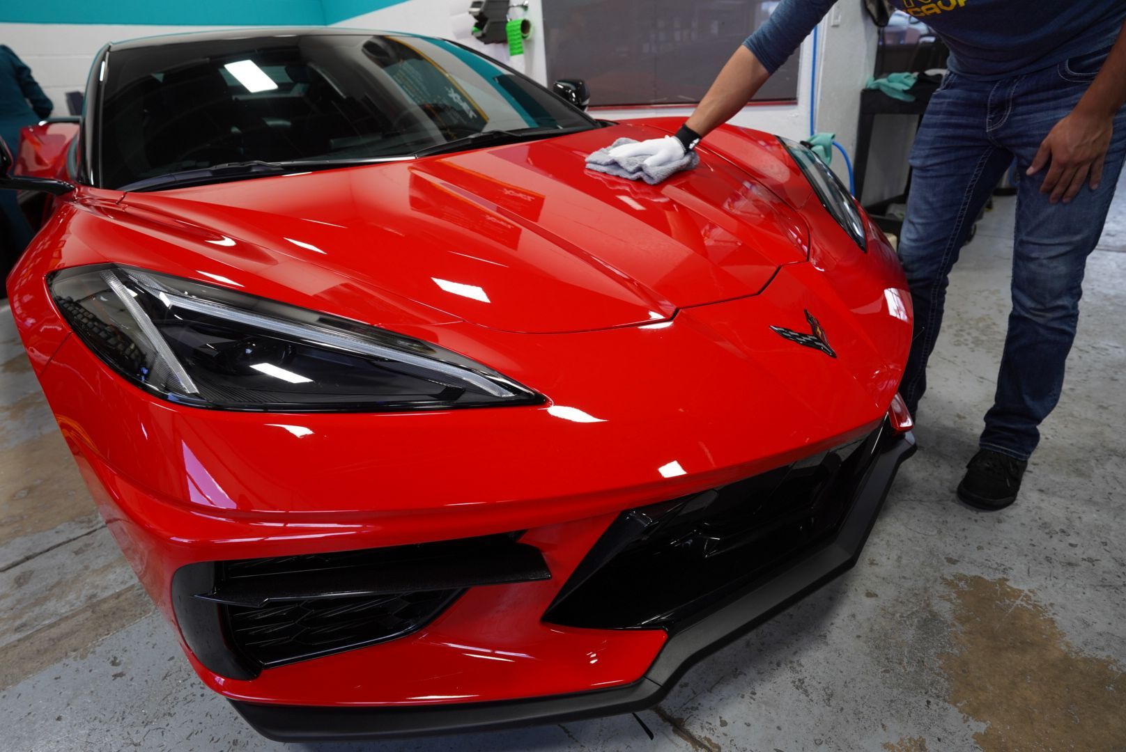 Vehicle with ceramic coating ready for Utah road trip car care, offering desert driving protection.