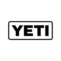 The yeti logo is black and white on a white background.