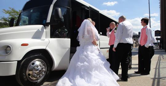 Wedding Charter Bus & Shuttle Bus Rental
