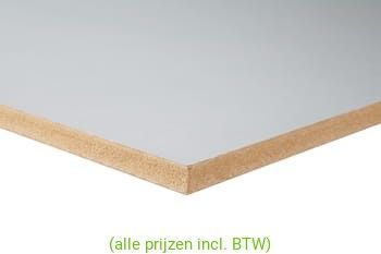 MDF platen met lakdraagfolie, dikte 9, 12, 16 of 18 mm.
