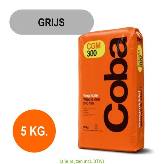 Coba CGM 300 Voegmiddel wand en vloer, leverbaar in 7 kleuren, 5kg .