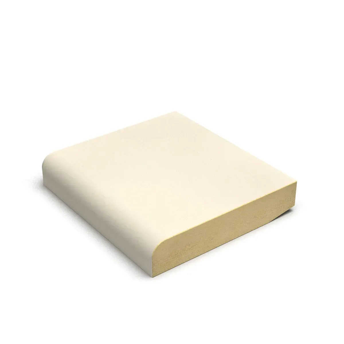 MDF Plint 12x120 mm, V313 (vochtwerend), Witte grondlak, Lengte 488cm