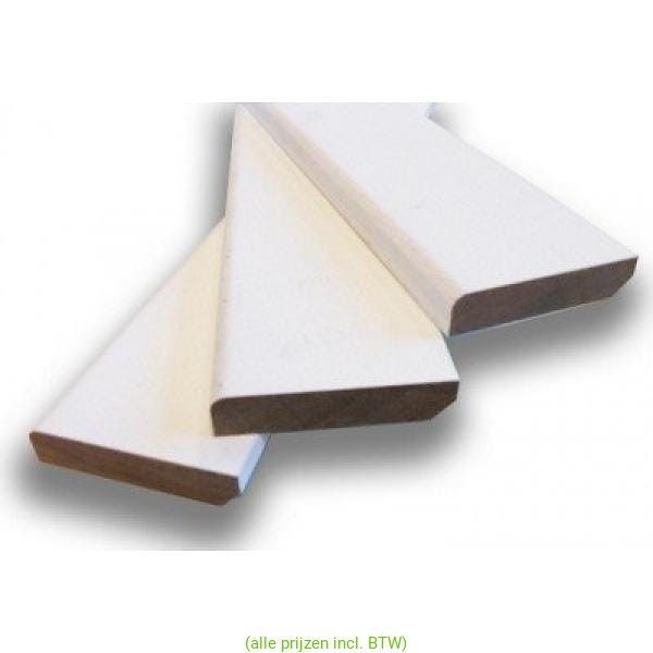 Meranti Plint 12x55mm 490cm Gegrond Gevingerlast FSC Mix 70%