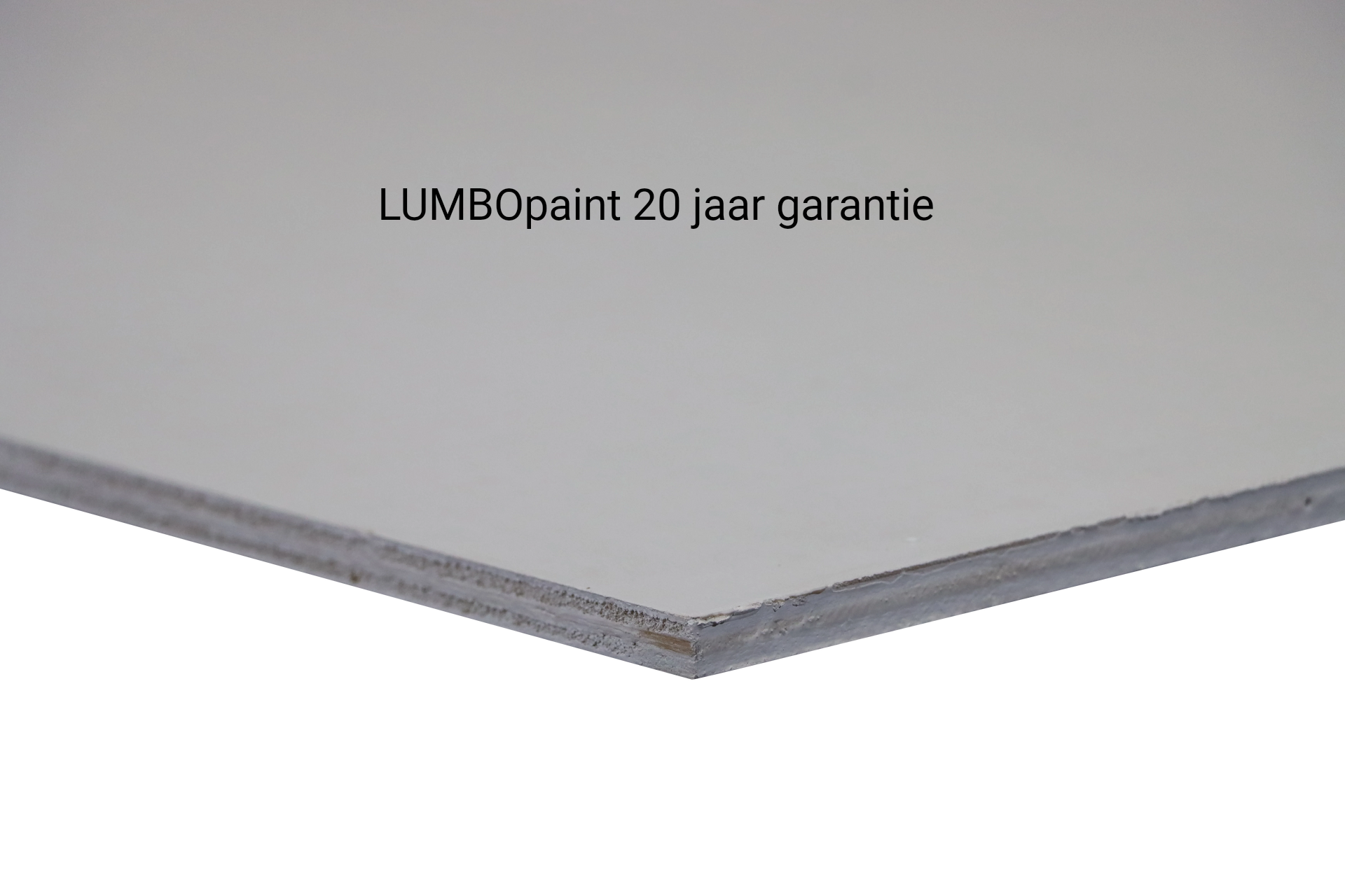 LUMBOpaint gegrond, dikte 10, 12, 15, 18mm. 250x122cm. 20 Jaar Garantie FSC Mix 70%