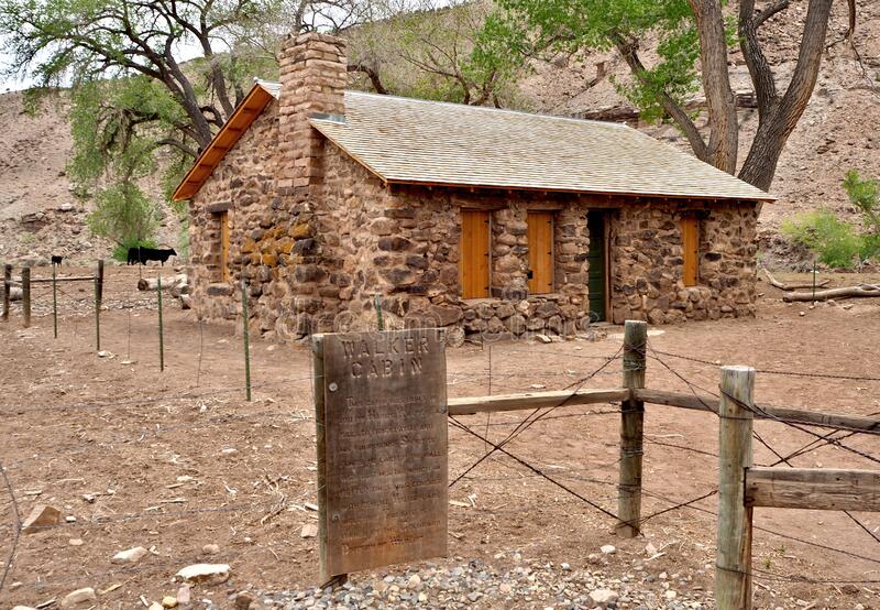 Photo of the Walker Cabin prior to restoration. One of the historic Homesteading resources located in Escalante Canyon. Constructed in 1911