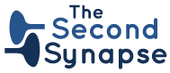 The second synapse logo is blue and white and says the second synapse.