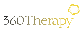 A logo for a company called 360 therapy