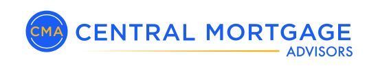 A logo for a company called central mortgage advisors
